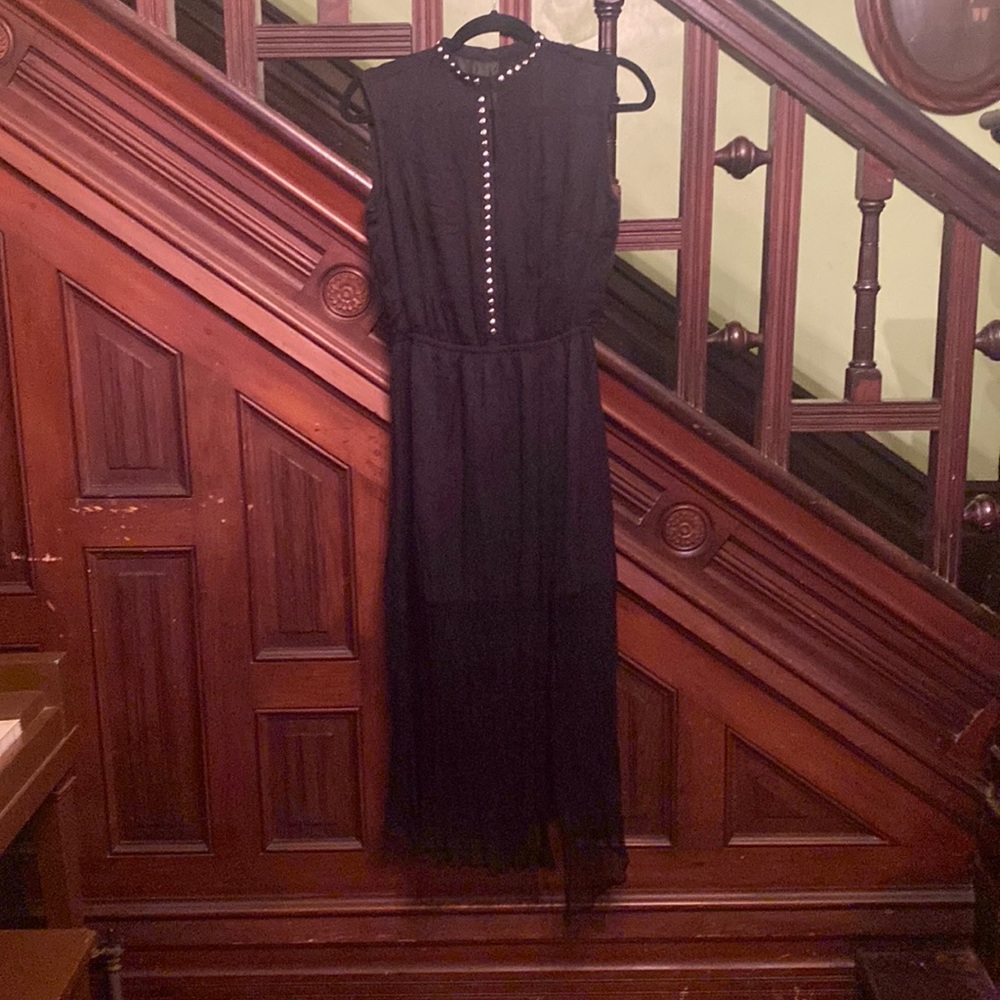 Women’s Black Mo&Co Studded Dress